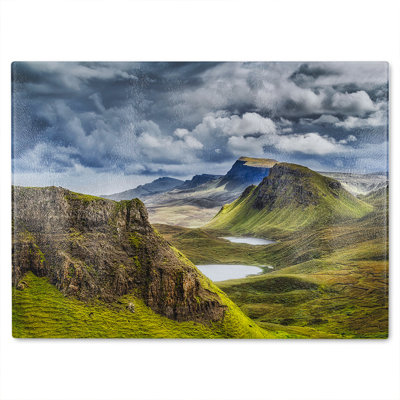 Highland,Scotland Designer Glass Chopping Board
