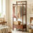 Solid Wood Entryway Coat Rack-967684039