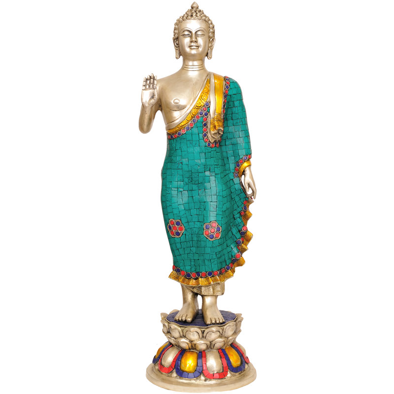 Bouddha debout (avec incrustation)