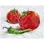 Napperon de tomates avec piment rouge jalapeno - Décoration intérieure moderne