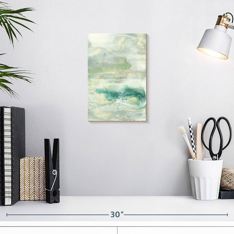 Avery Serene Seafoam I, 12" H x 8" W