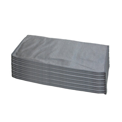 Smart Choice Shiny Glass Cleaning Cloths 16x16 (Pack of 12)
