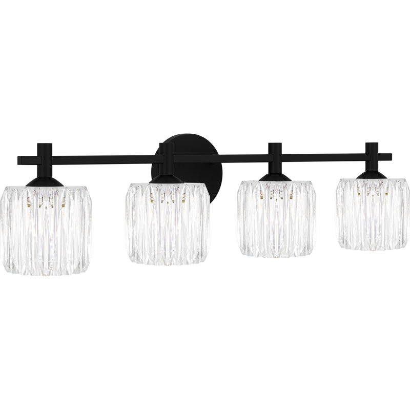 Altrud 4-Light  Bath Light, Matte Black