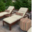 Coussin de chaise d'extérieur en tissu 1 pièce Casual Sunbrella® l 22,5 po x L 74 po, toile Sunbrella®-1277309594