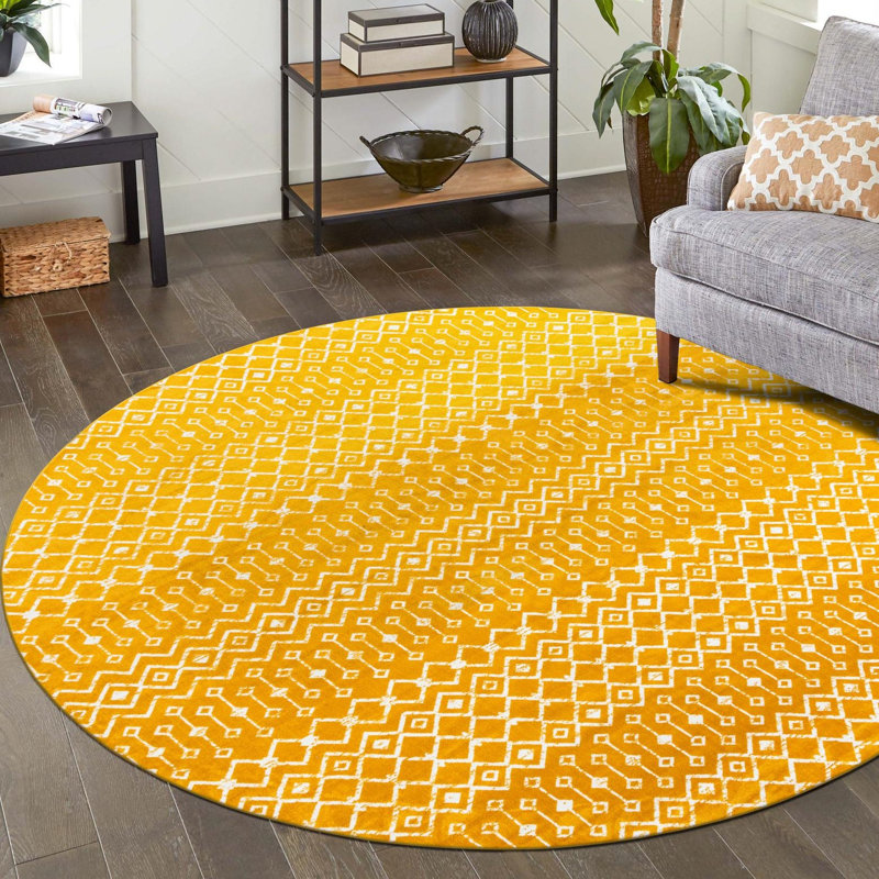 Alecto Moroccan Trellis Rug, Round 10'