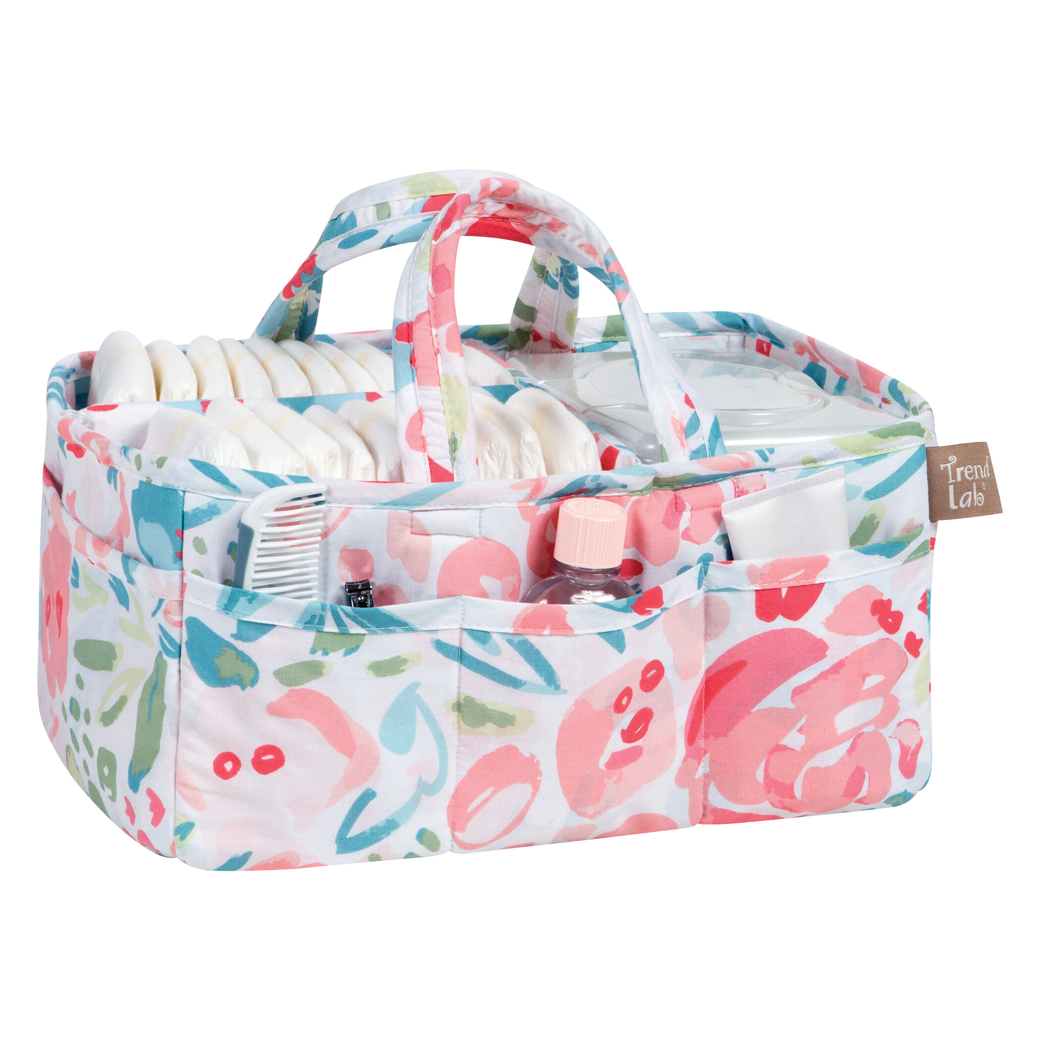 Painterly floral crib online bedding