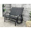 Fauteuil coulissant à deux places Innisbrook avec nouveaux accoudoirs-663932660-663932662