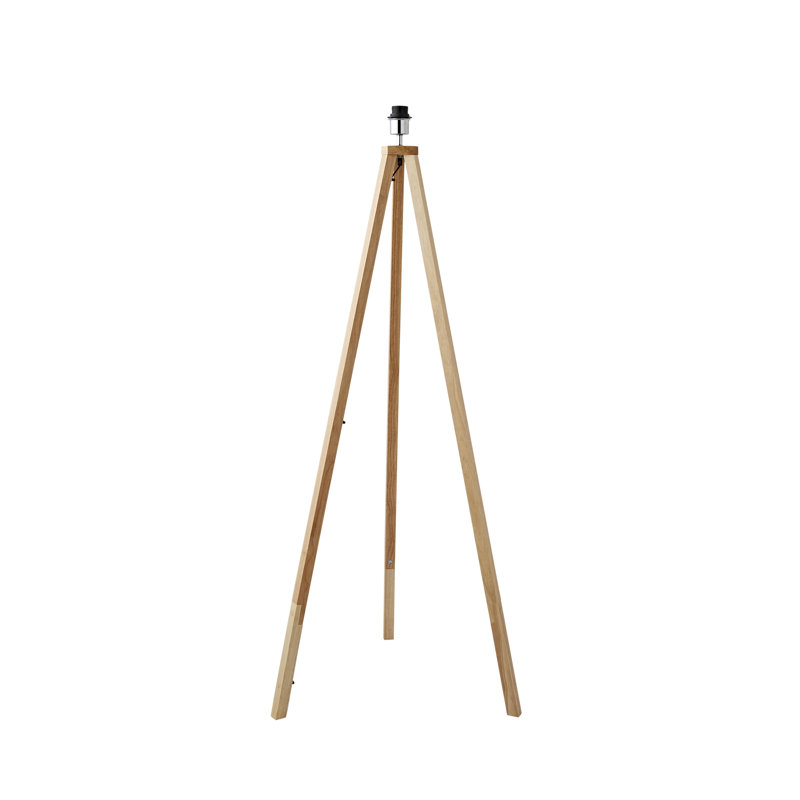 Mejias 130cm Tripod Floor Lamp, Light Wood