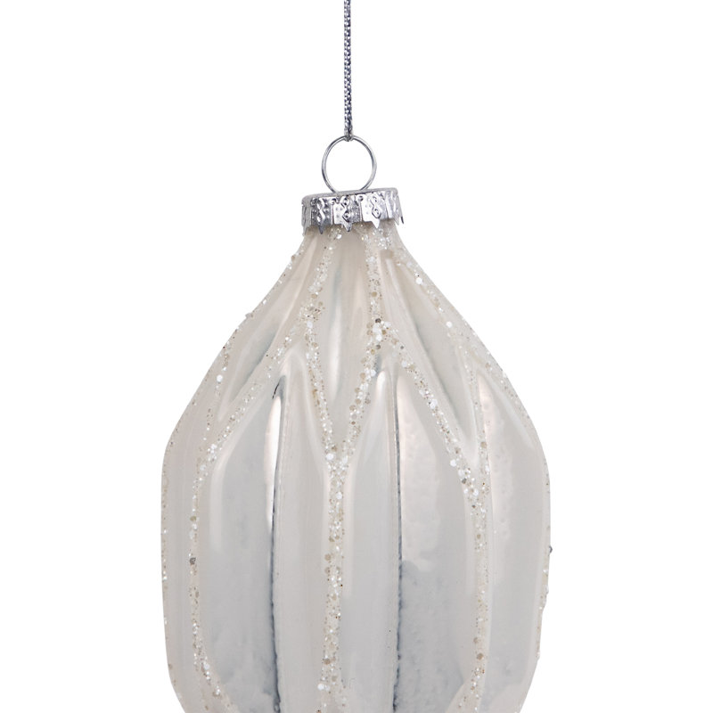 4.5'' Glass Finial Ornament