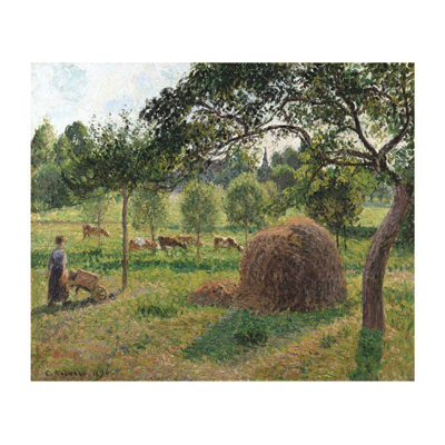 «Dusk at Erangy» par Camille Pissarro - Estampe numérique