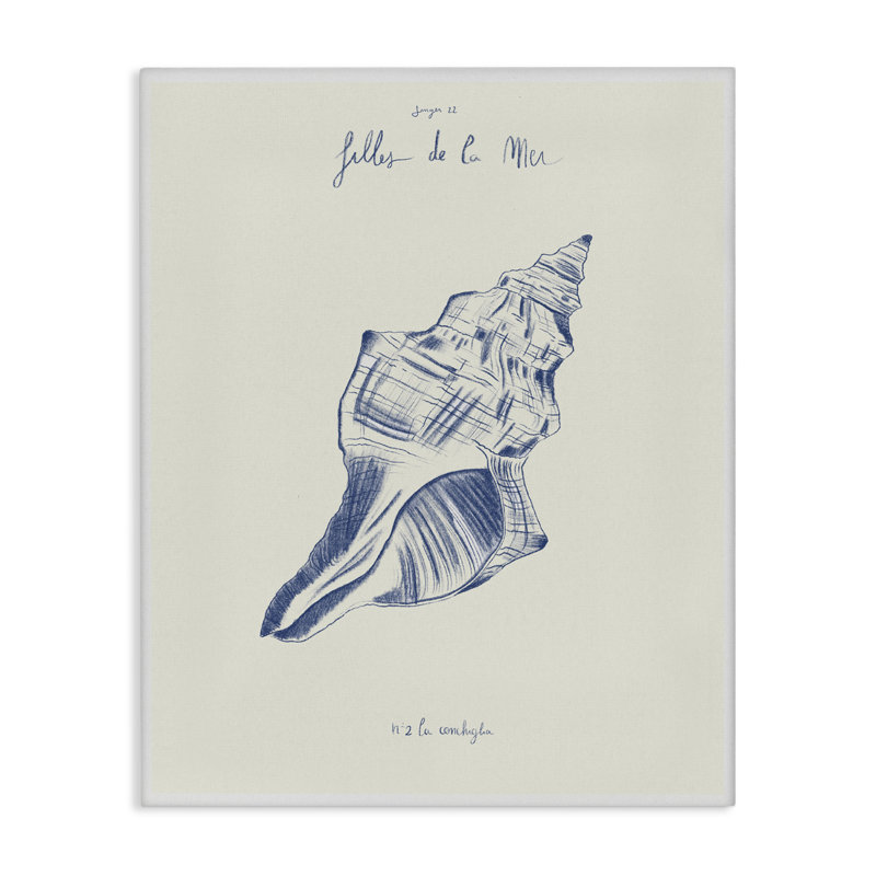 Toile de coquillage Filles De La Mer, design par 1x, H 20 po x l 16 po