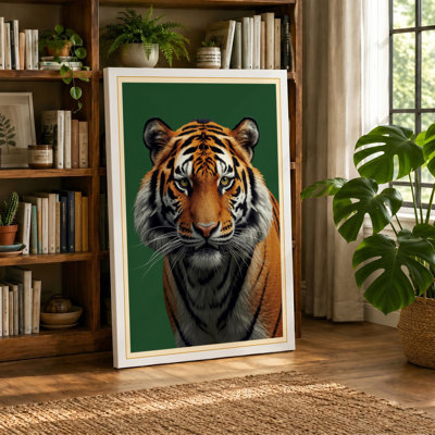 Tiger's Gaze Modern - Wrapped Canvas