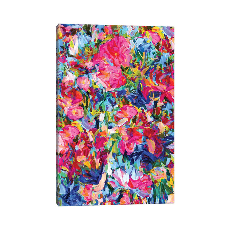 Floral 22 by Heather Offord - Wrapped Canvas Painting
