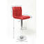 Tabouret de bar pivotant réglable en similicuir, ensemble de 2-1432253558