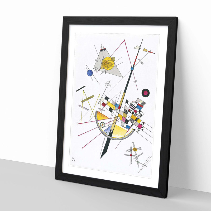 Wassily Kandinsky - Single Picture Frame Painting, Black
