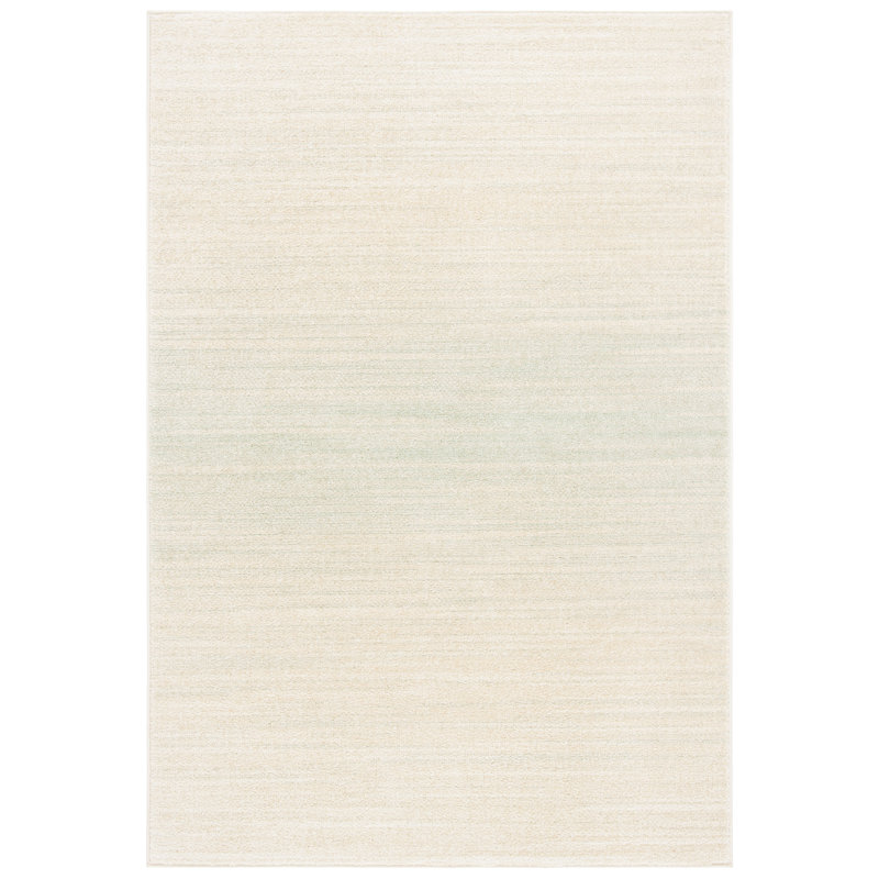 Haileyjo Performance Solid Color Rug, Rectangle 3' x 5'