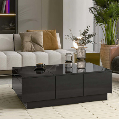 Versatile Coffee & Cocktail Table with Expandable Top and Hidden Storage Compartments by Wrought Studio