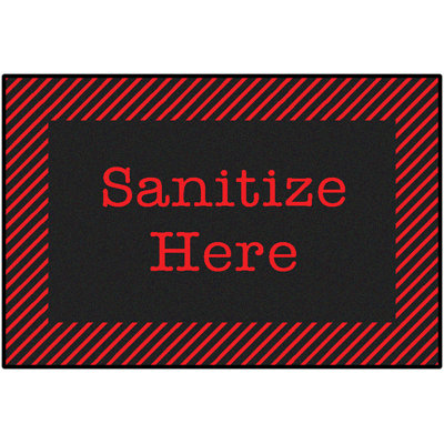 KID$ Value Tufted Black/Red Area Rug