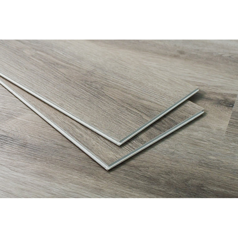 9" x 60" x 7mm Oak Click Lock SPC Luxury Vinyl Plank, Elder Stone