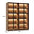 2-piece Display Cabinet With Glass Doors And Lights, Large Modern Storage Cabinet With 5-tier Shelves, Trophy Case For Collectibles For Living Room Home Office, Walnut-2029534829