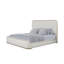 Grand lit tapissier - Caramel et sable blanc-1864681477