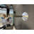 Kahle Round Glass Top with Stainless Steel Base Dining Table-375919186