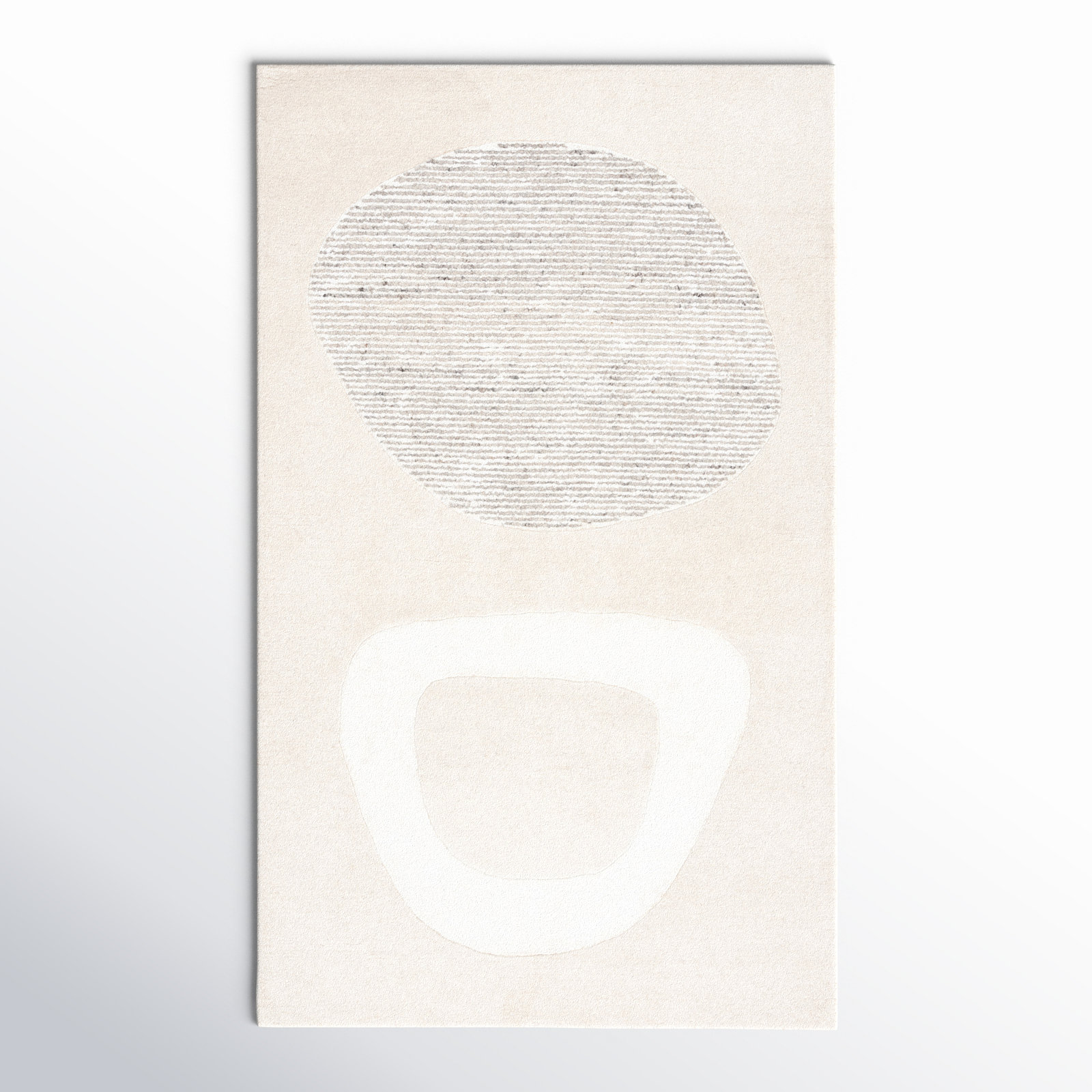 Mullen Hand-Tufted Abstract Rug, Rectangle 3' x 5'