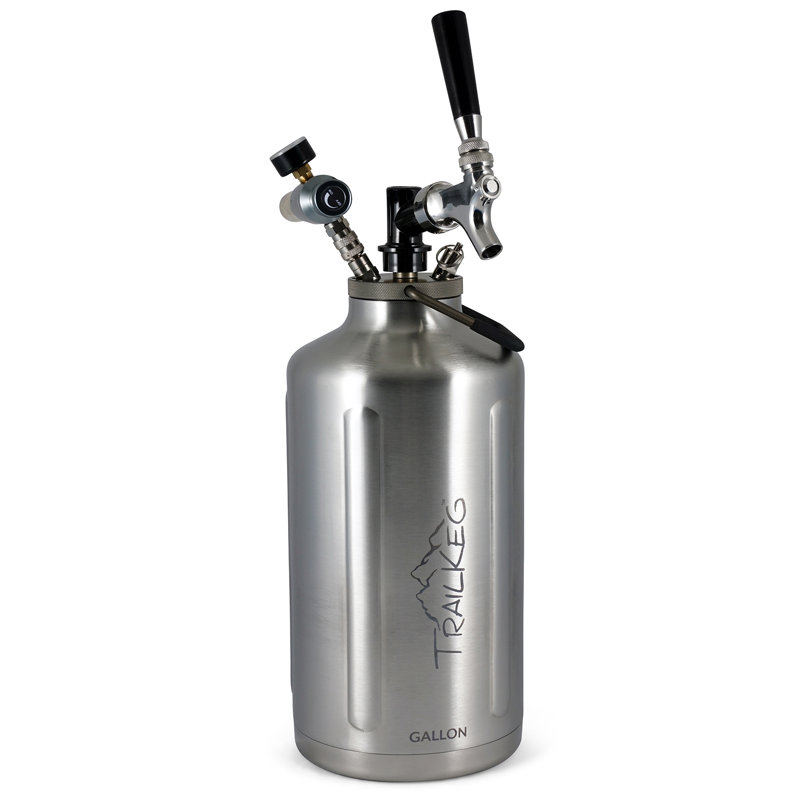 128 oz Growler, Acier inoxydable