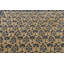 Tapis brun / bleu noué à la main de conception unique 6 pi 2 po x 16 pi 10 po