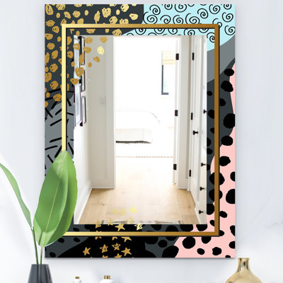 Playful Glam Bathroom / Vanity Mirror