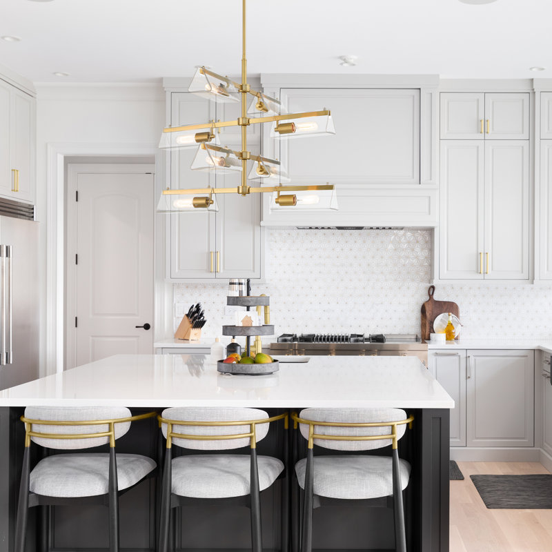 Kulthum Light Sputnik Modern Linear Chandelier, 8