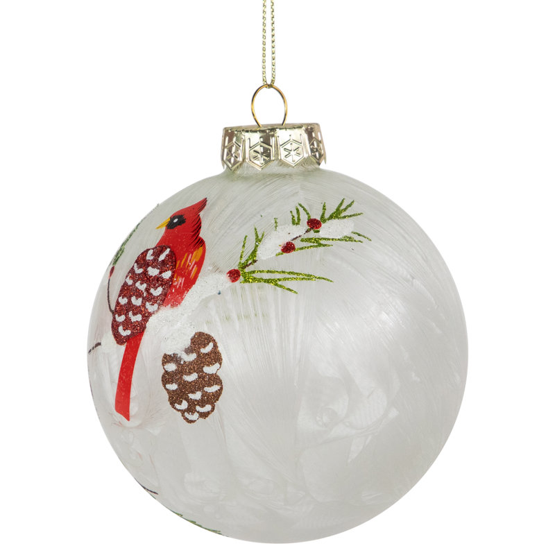 4'' Glass Ball Ornament