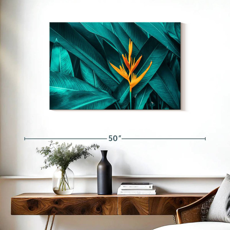 Harnek, oiseau tropical exotique du paradis, H 24 po x l 36 po