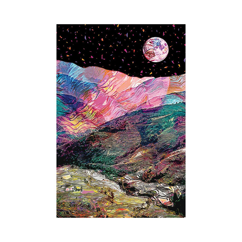 Full Moon III 1 Piece Wrapped Canvas Wall Art, 66.04 cm H x 45.72 cm W x 1.91 cm D