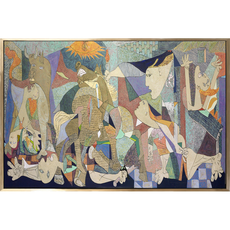 Second Course Painting, 54" H x 80" W