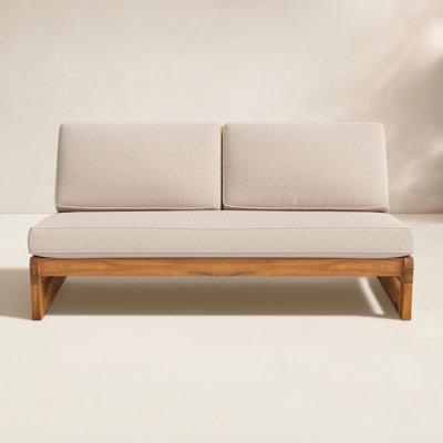 Beaufort 59" Acacia Patio Sofa