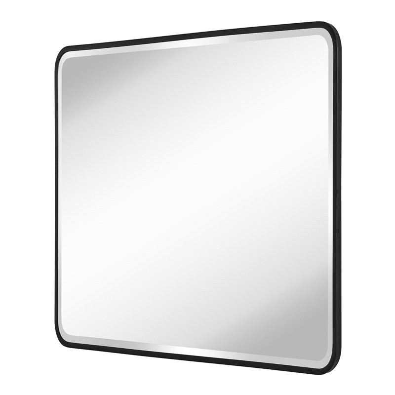 Miroir mural biseauté Reflections Sleek, 36 po x 36 po