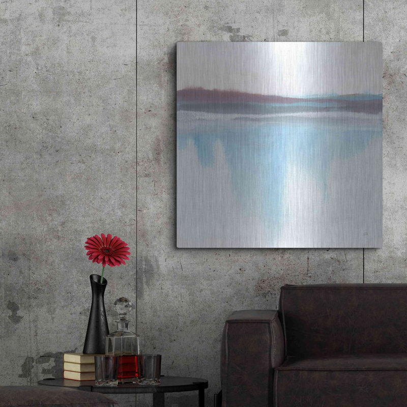 Brayden Studio «Purist Cassis I» par Chris Paschke, art mural en métal, H 36 po x l 36 po