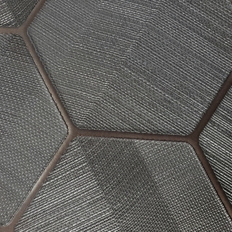 Papier peint géométrique gris anthracite Kwinana Lamborghini