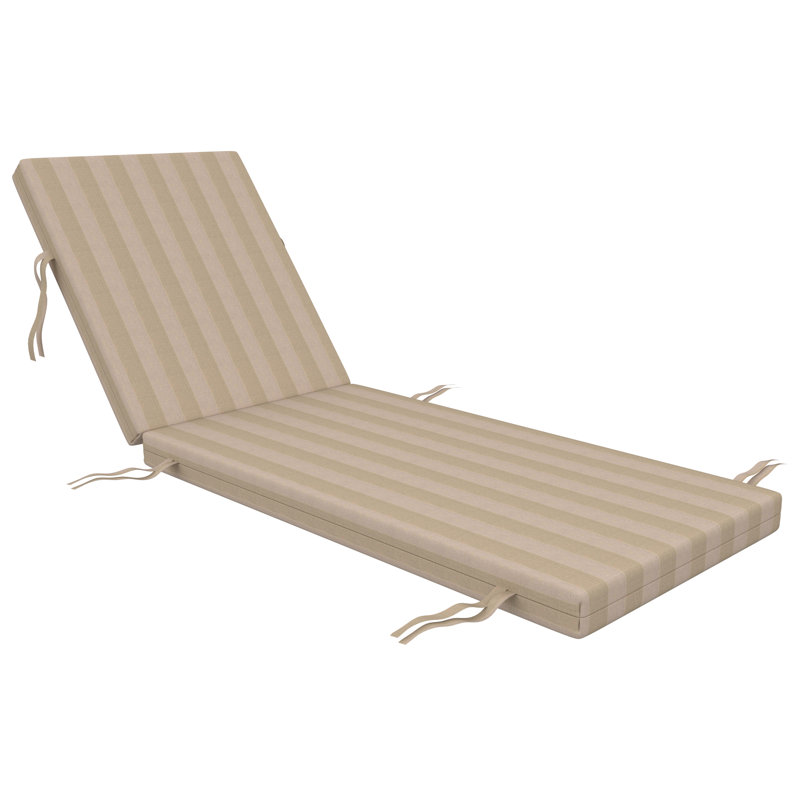 Coussin de chaise longue d'extérieur Lani Sunbrella®, L 24 po x P 45 po, Moineau expressif