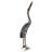 Large Heron Head High Cast Bronze Garden Statue