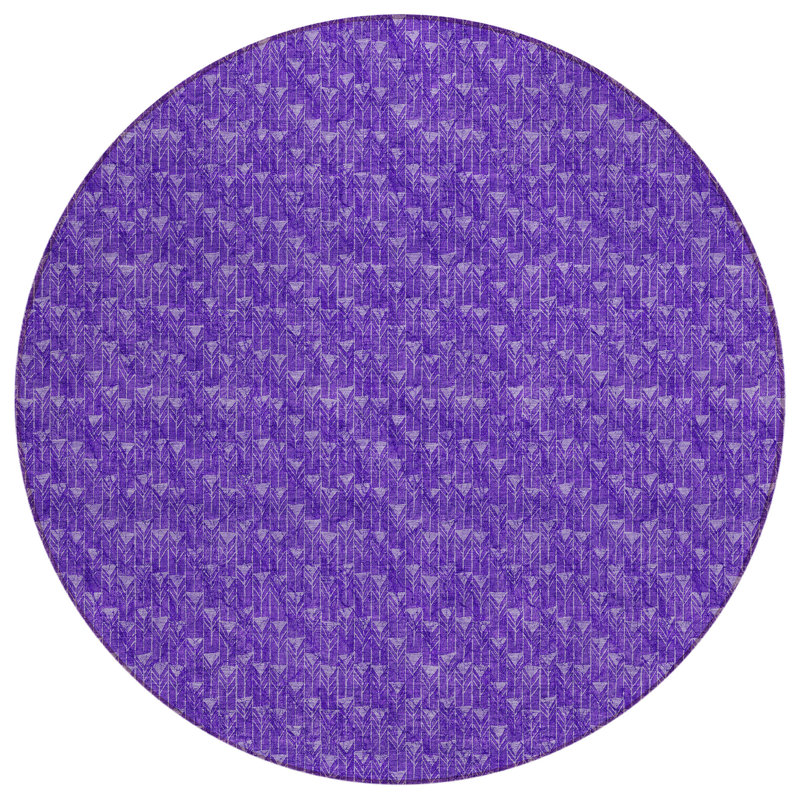 Tapis d'intérieur rond 8 pi