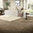 Elegant Reversible Cream Bedding Set, Polyester Farmhouse Style For Home