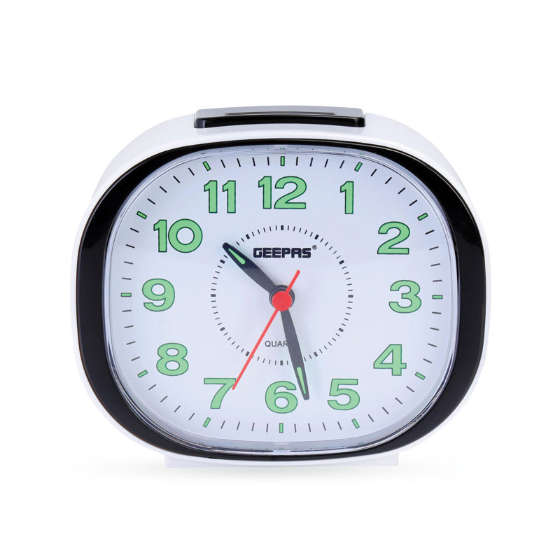 Analogue Quartz Movement / Crystal Alarm Tabletop Clock