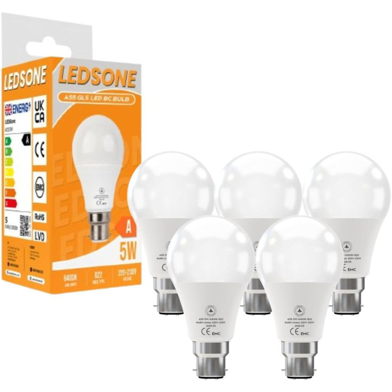5 W BA22d/Bayonet Cap 6400 K LED Smart Bulb
