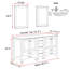 Ensemble de meuble-lavabo double 61,5 po avec miroir Martinus-135097712