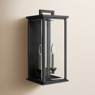 2 Light Outdoor Aluminum Wall Light