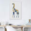 Girafe bleue et jaune - impression-52799706-52799718