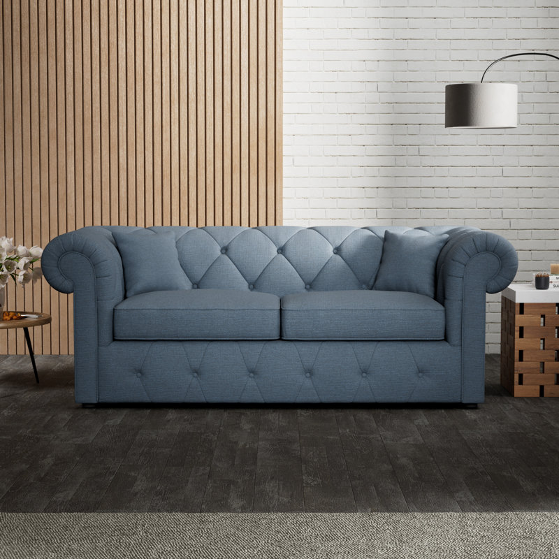 Ellrich 3 Seater Sofa Bed, Deep Blue