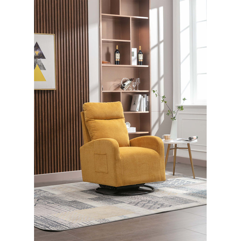 Fauteuil inclinable manuel pivotant l 27,95 po, Jaune
